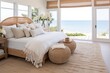 Jute Rug & Natural Fiber: Dreamy Beachfront Bedroom Inspirations