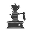 silhouette coffee grinder black color only