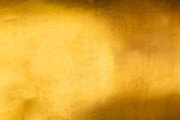 Wall Mural - Gold abstract background or texture and gradients shadow horizontal shape