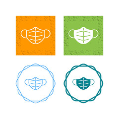 Sticker - Mask Vector Icon