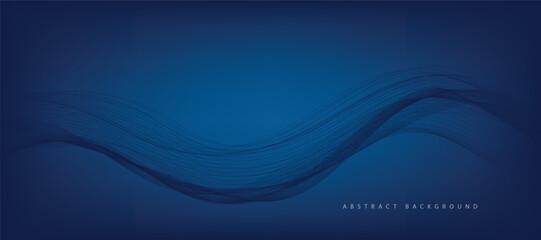 abstract blue background with waves