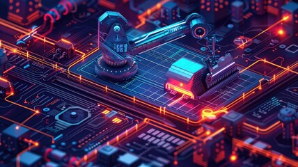 Concept banner for AI DevOps: Development operations