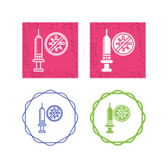 Sticker - Vaccine Vector Icon