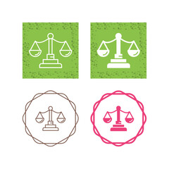 Sticker - Justice Vector Icon