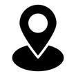 Location pin icon. Map pin place marker. Location icon. Map marker pointer icon set. GPS location symbol collection.