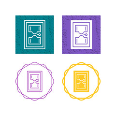 Sticker - Door Vector Icon