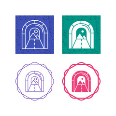 Sticker - Tunnel Vector Icon