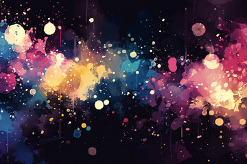 Poster - Colorful splash background 