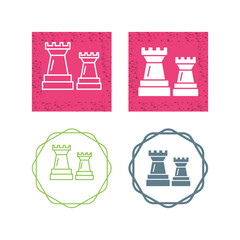 Wall Mural - Chess Piece Vector Icon