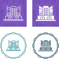 Poster - Office Building Vector Icon