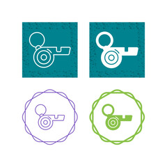 Poster - Whistle Vector Icon