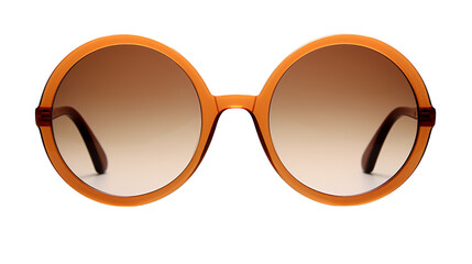 Poster - A close-up of stylish sunglasses placed on a white background