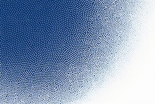 Navy Thin Barely Noticeable Circle Background Pattern Isolated On White Background Gritty Halftone 