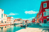 Fototapeta Las - Murano island -place near Venice.