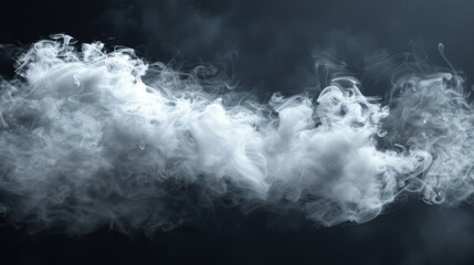 Aufkleber - Transparent fog or smoke isolated in a transparent background.