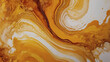 Abstract watercolor paint background in shades of saffron and mustard with liquid fluid texture for background, banner.