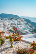 Oia city in Santorini island, Greece.