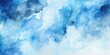 Sky Blue abstract watercolor stain background pattern