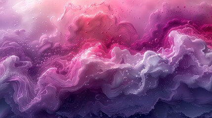 Leinwandbilder - This abstract design creates a mesmerizing marble effect with pink and purple hues, perfect for creative backgrounds.