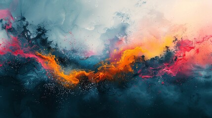 Wall Mural - Watercolor abstracts