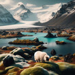Eine isländische Landschaft (fiktiv)