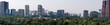 Panoramic view of Mexico City from Chapultepec Castle in Chapultepec Park