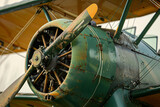 Fototapeta Paryż - Detail of a old biplane from the nineteen-twenties