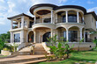 New luxurious multilevel home with circular veranda