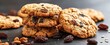 © The Framed Life - Oat raisin cookies with whole grain, Generative AI