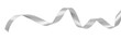 © Chinnapong - Silver ribbon satin curly scroll png bow isolated on transparent background  for Christmas, brithday and wedding card confetti design decoration