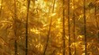 Bamboo forest where each stalk is rendered in polished gold, and the leaves are delicate sheets of jade, a pattern that speaks to both strength and flexibility created with Generative AI Technology