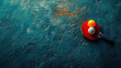 World Table Tennis Day, april,  table tennis ball on blur table background, Poster, banner, card, background. 