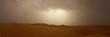 desert, sandstorm with cloudy sky