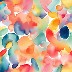 Poster - watercolor abstract illustration background