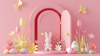 Wall Mural - Happy Easter Background