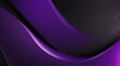 Moderner einfacher dunkelvioletter abstrakter Hintergrund für breites Banner. Lila polygonaler abstrakter Hintergrund. geometrische Illustration mit Farbverlauf. Hintergrundtexturdesign für Poster.