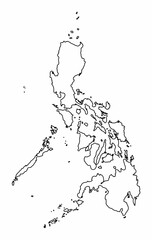 Sticker - Phillipines outline map