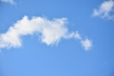 Fototapeta Niebo - Blue sky with white clouds. Background sky gradient 