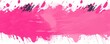 Pink gritty grunge vector brush stroke color halftone pattern 