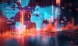 © GreenOptix - Finanzen, abstraktes Diagramm, Kontept Finanzmarkt, Investitionen