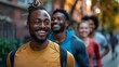 Friendship Strengthened: Diverse Group Walks Together After a Joint Gym Session Generative AI