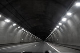 Fototapeta Tulipany - Tunel Zakopianka - droga w tatry - Zakopane 