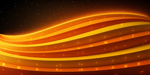 Wall Mural - Abstract  3D background with soft waves	