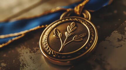 Wall Mural - Winner medal
