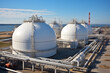 LNG storage tanks agas transmission system for liquefied petroleum gas AI Generation