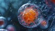 Finally an aerial view of a cell fertilizing an egg shown on a macro scale represents the incredible journey and vital role of these