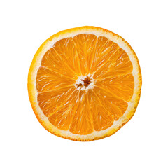 Wall Mural - Half of an orange on a Transparent Background
