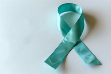 Wall Mural - A ribbon with the word breast cancer on it