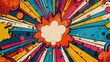 © Justlight - A burst of nostalgia in this Retro Pop Art Explosion backdrop perfect for any retro theme