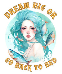 dream big or go bacwhere reality and fantasy collidek to bed. pisces astrology